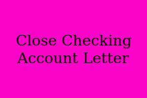 closing of account letter